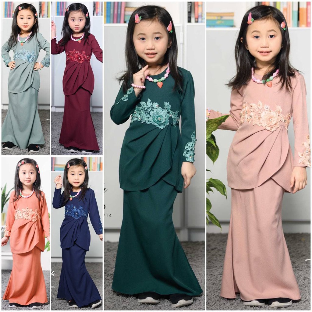 Baju Raya Budak Amanda Baju Kurung Budak Kids