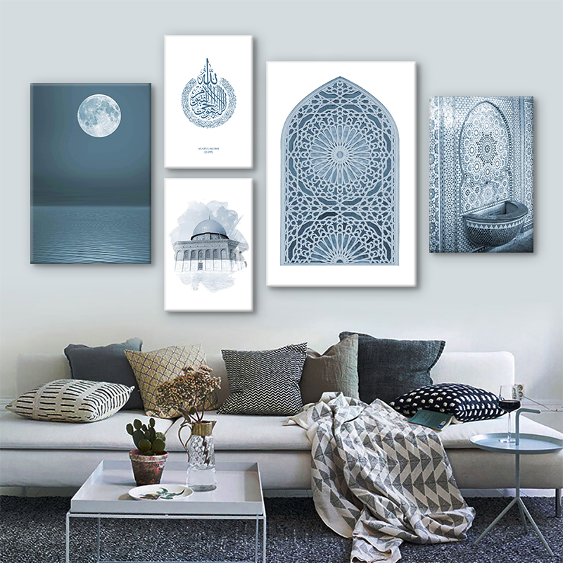 Wall Art With Frame Islam Canvas Painting Religion Art Painting Architecture Canvas Painting Frame Minimalist Painting Shop Decoration Painting Office Decoration Home Decor Living Room Decor È£…é¥°ç”»æŒ‚ç”»æ²¹ç”»å£ç”» Shopee Malaysia