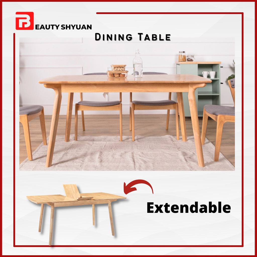 MIYA Extendable Dining Table 4 Seater Dining Table 6 Seater Dining