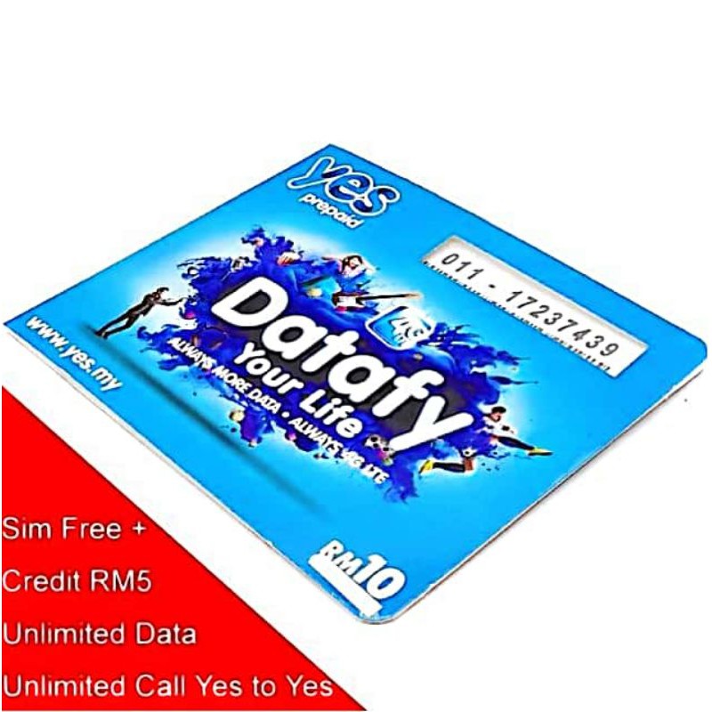 Buy Yes Prepaid Card 4glte Unlimted Internet Plan Free Sim Card Seetracker Malaysia