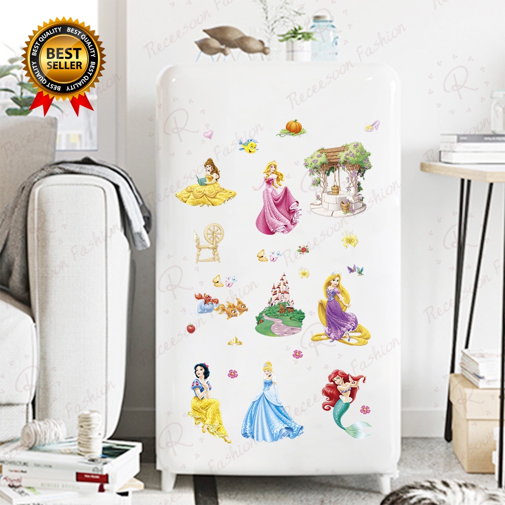 Disney Princess Wall Sticker Cinderella Sleeping Beauty Stickers