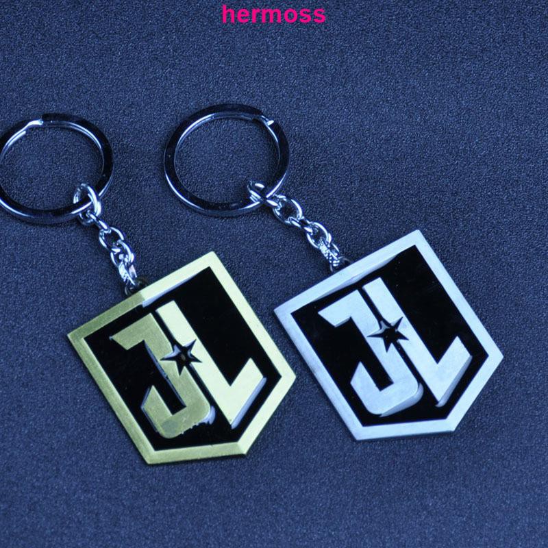 DC Comics Justice League JL Design Logo Alloy Key Chains Keychain Keyfob Keyring