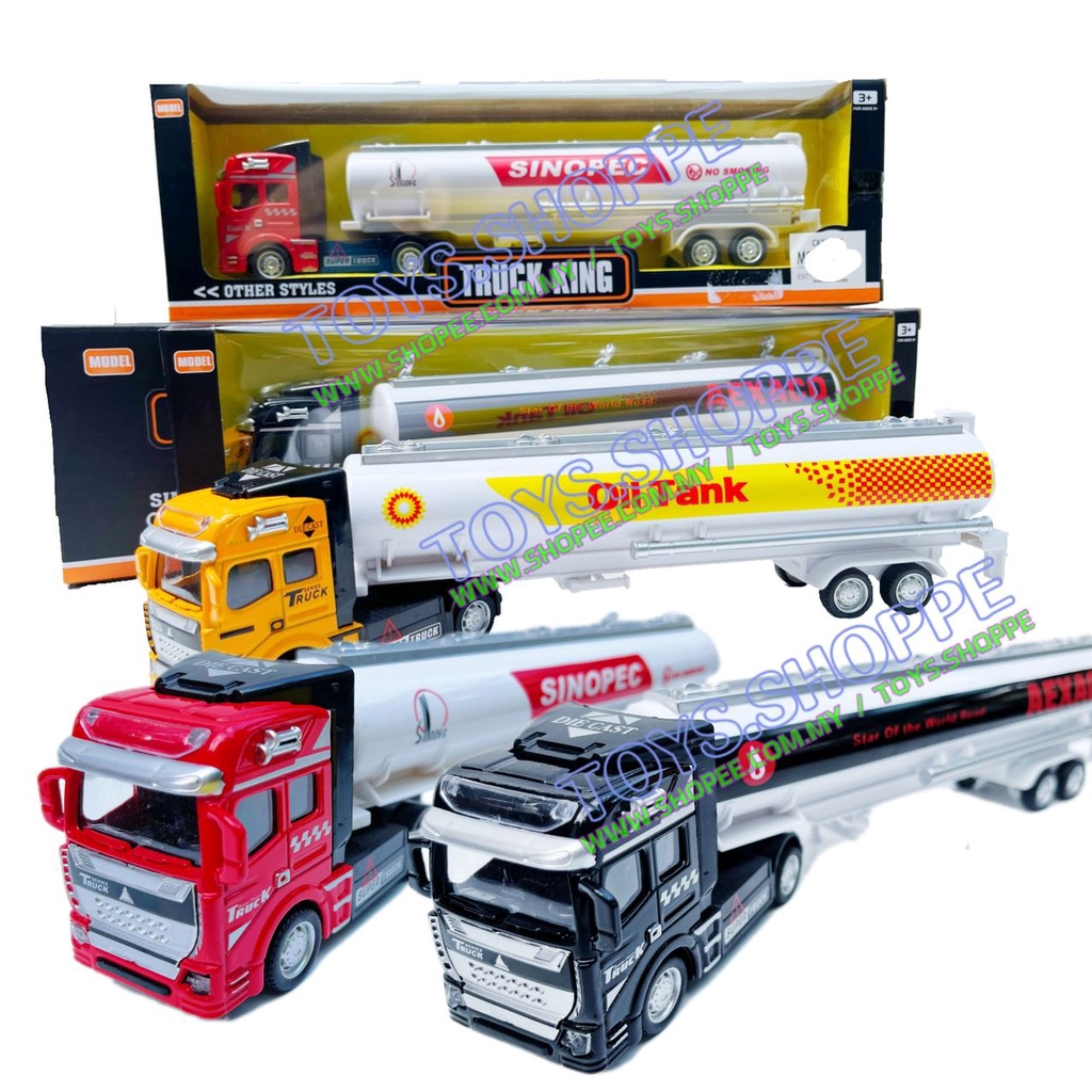 Diecast Model car Diecast Lorry Diecast Oil Tanker Lorry Pull Back