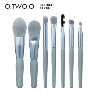 O.TWO.O 7pcs Brushes Set Super Soft High Quality Multifunctional Beauty Tools 4 Colors