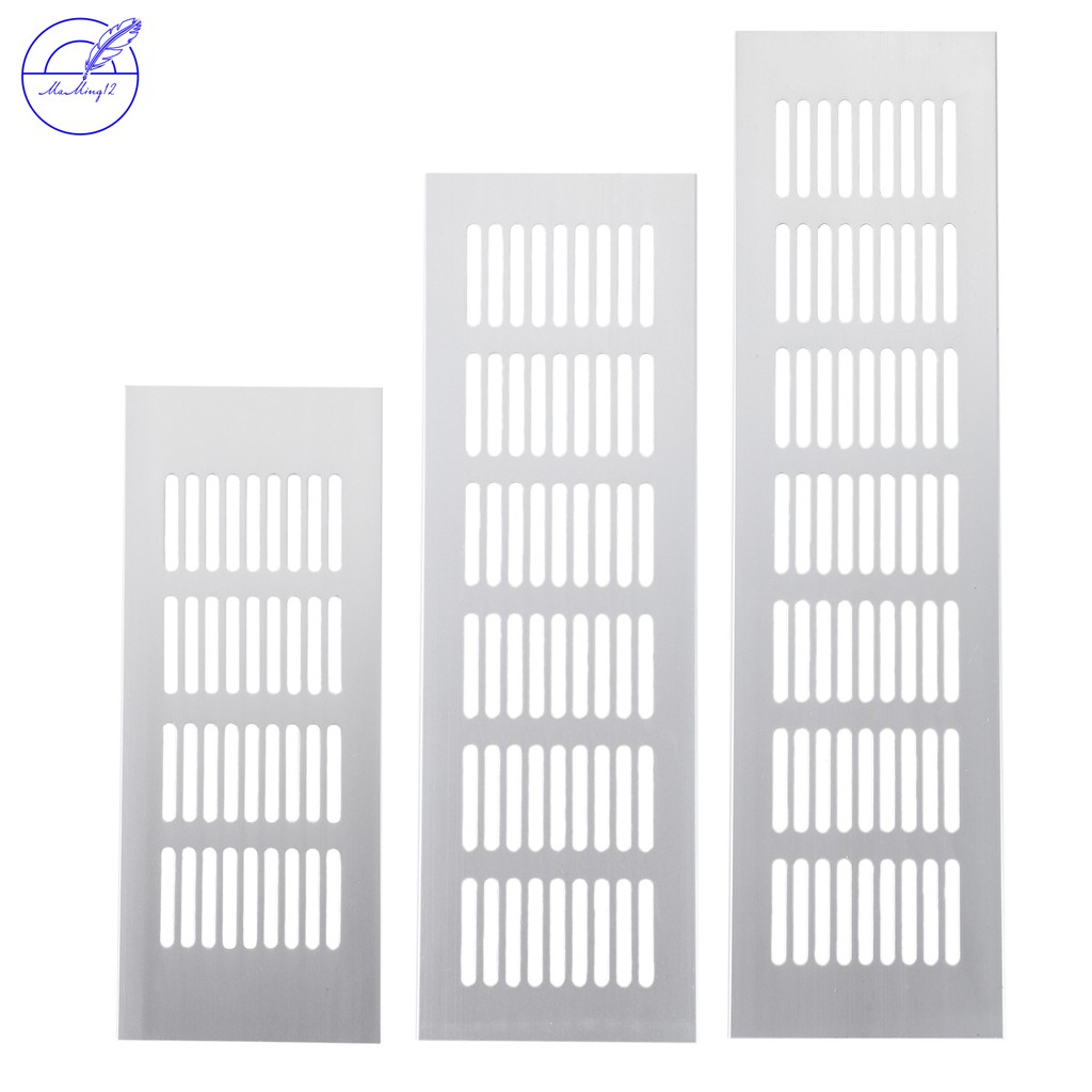 Stock 4pcs Wide Aluminum Alloy Air Vent Ventilation Grille For