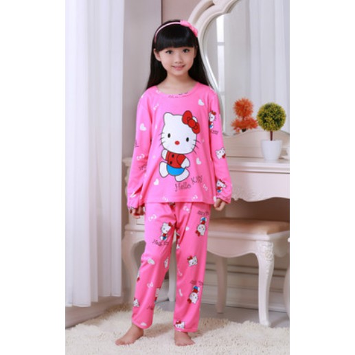 New  Girl's Kids Vampirina Pajamas Sleepwear Top Pants Set  L13 