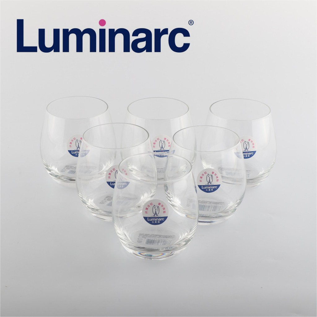 Luminarc 6 Pcs Glass Set 320ml Hermitage Shopee Malaysia 7817