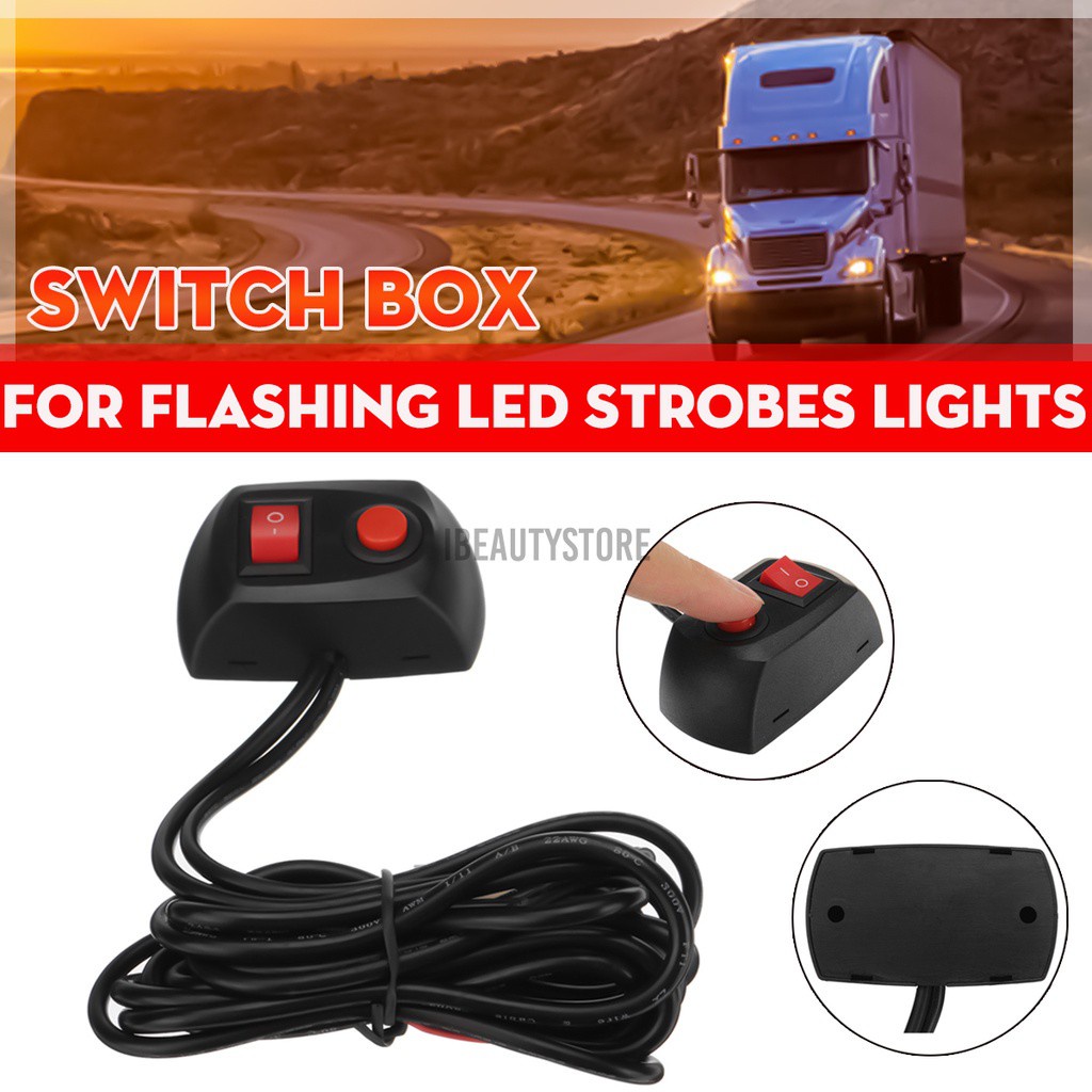 Switch Box 12V 24V Lightbar Beacons Flashing LED Strobes Lights