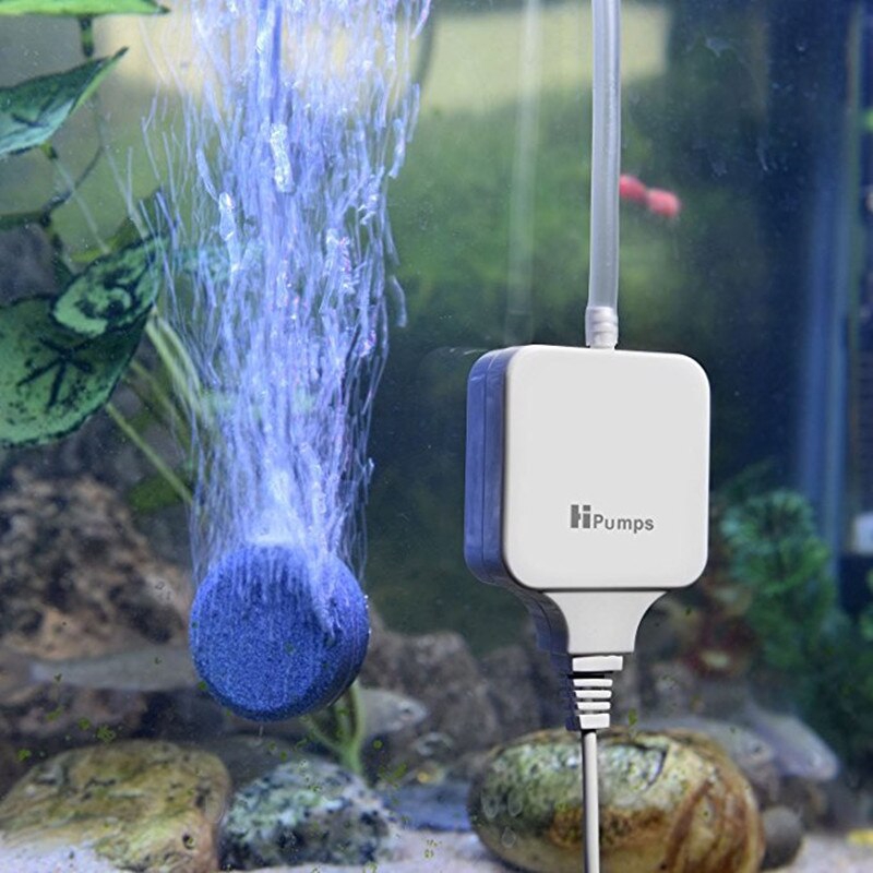 NEW 220V Super Silent Mini Aquarium Air Pump Fish Tank Oxygen Air Pump