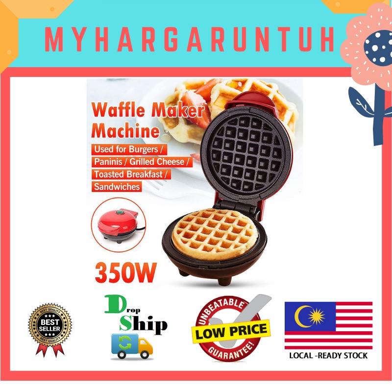 Electric Waffles Maker Breakfast Waffle Machine Egg Cake Pan Eggette Machine Mini Waffle Maker