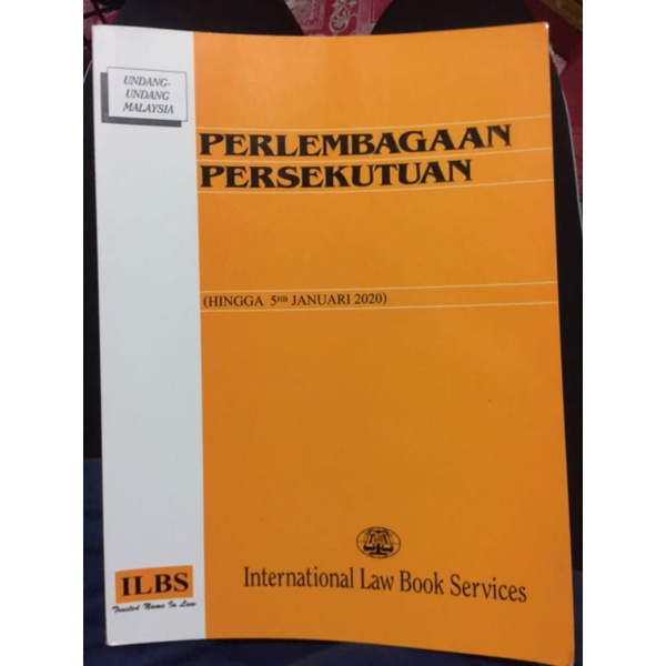 Buku Preloved Perlembagaan Persekutuan Edisi 2020 Shopee Malaysia