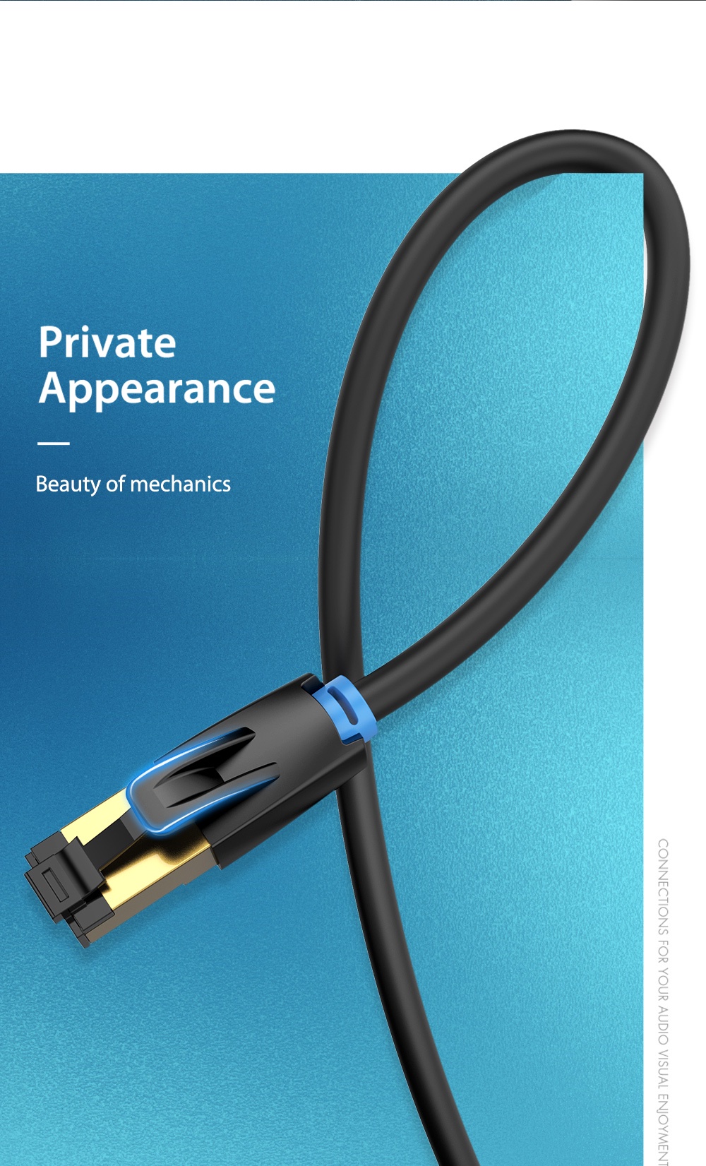 [Clearance] Vention Cable Cat 8 40Gbps Super Speed SFTP Cat8