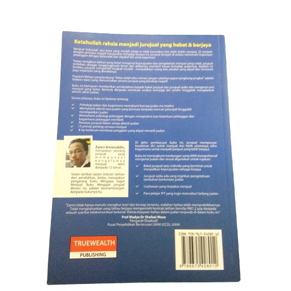 Buku Mengajar Jurujual Menari Oleh Zamri Aminuddin Bisnes Used Book Buku Terpakai 2nd Hand Book Shopee Malaysia