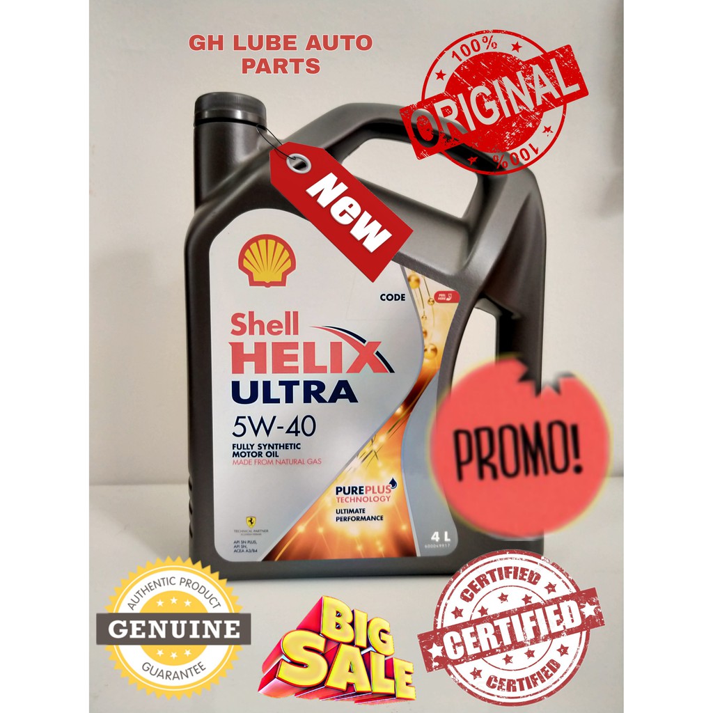  Helix Ultra 5w40 Fully Synthetic (4L) | Shopee Malaysia