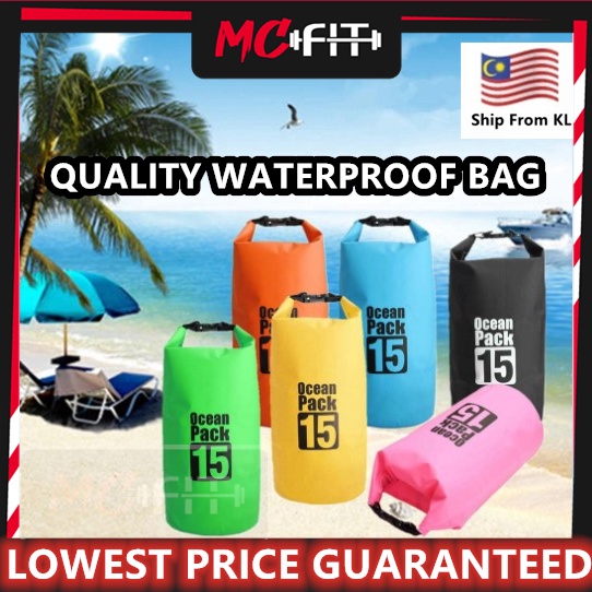 MCFIT Water Resistant Dry Bag Outdoor Swim Beach Camping Cycling Backpack Ocean Sea Dry Tube Pack Camping Hiking 防水背包