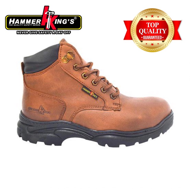 Hammer King Safety Shoes Boots Steel Toe Cap Steel Mid ...