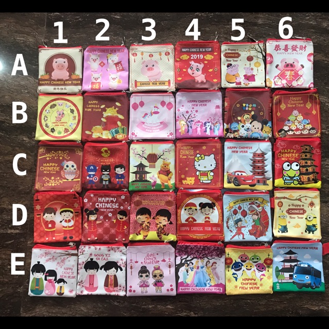 Free Angpao Paper Angpao Taon Mouse Wallet Motive May Choose Shopee Malaysia