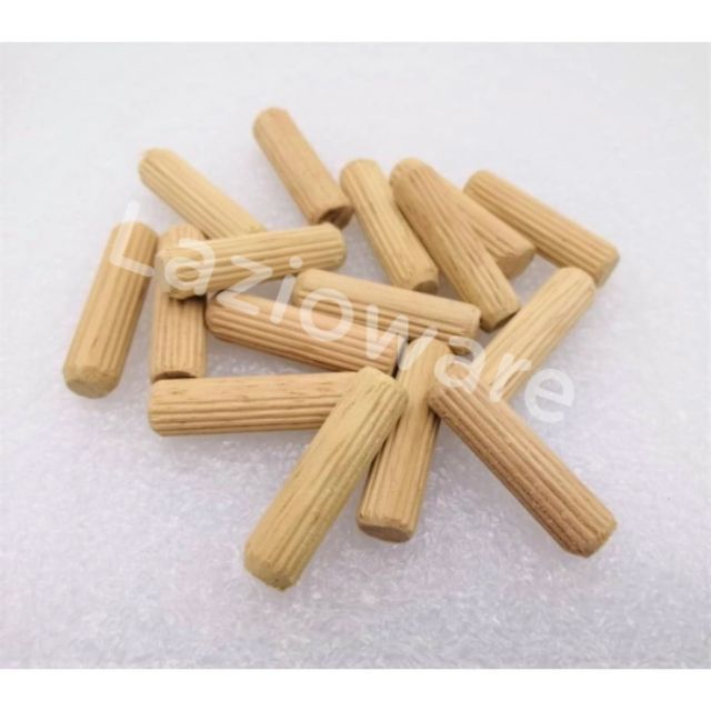 50 pieces M8 x 30mm Rubber Wood Dowel Pin Wood Plug Shopee Malaysia