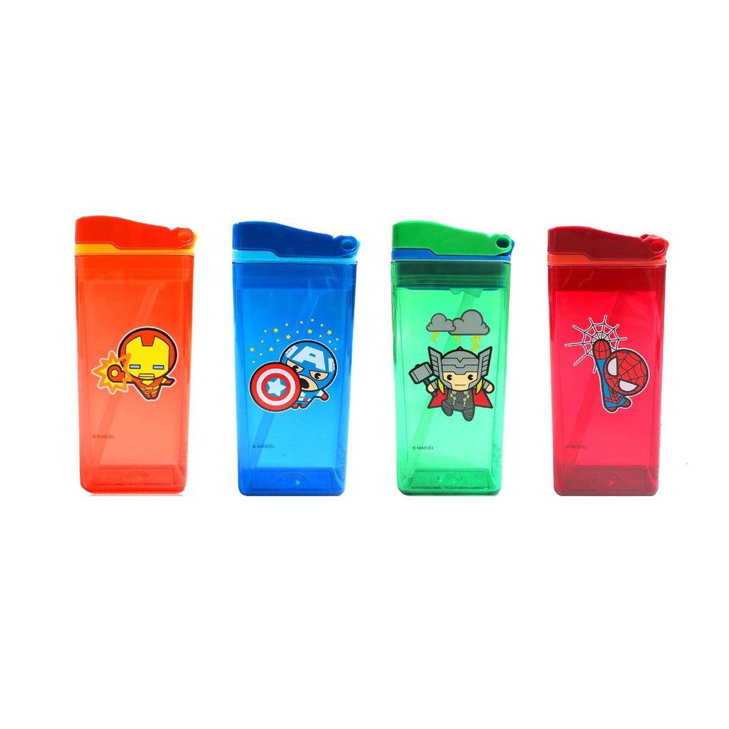 [There Is A Scratch] Drink in the box Gen2 12oz. Marvel Pattern Children's Water Bottle Triton