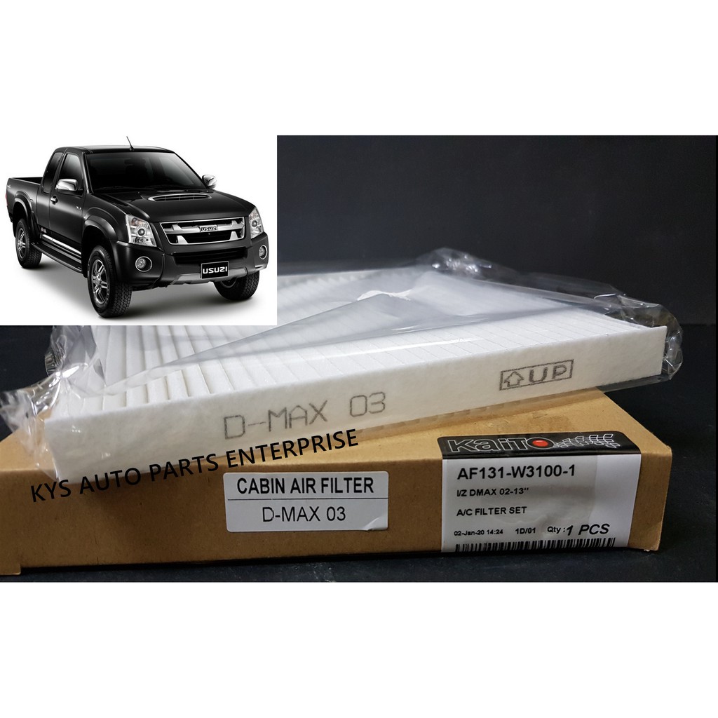 KAITO Genuine AIR COND CABIN FILTER ISUZU DMAX (DMAX) 20022013