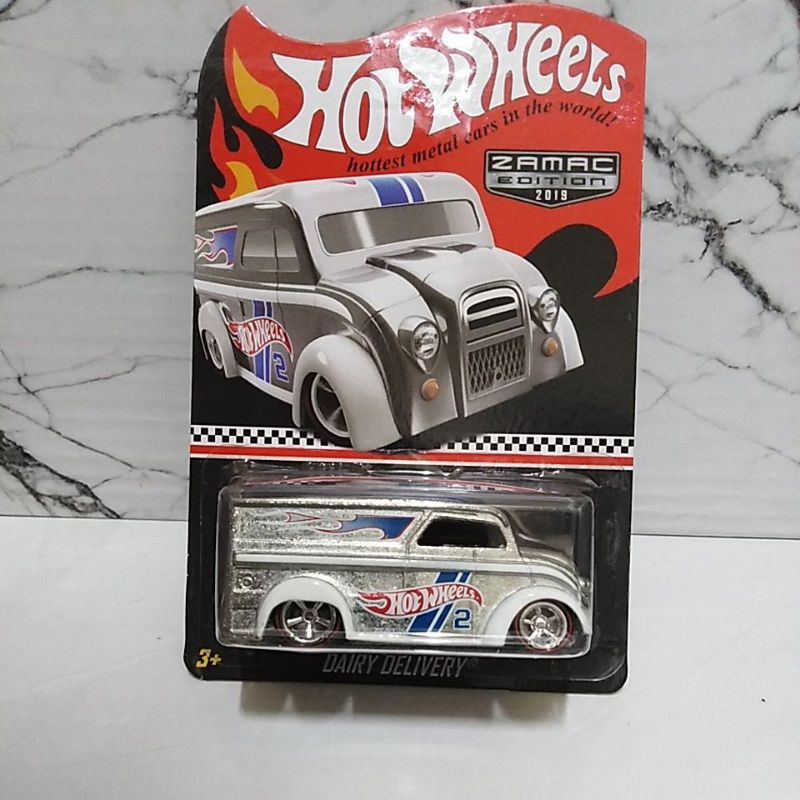 Hot Wheels 2019 Zamac Edition Dairy Delivery Card Creased Shopee Malaysia 7114