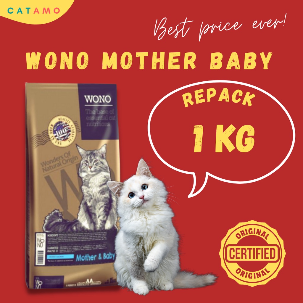 WONO Mother & Baby Repack (1KG) Wono Mother and Baby Original Repack Shopee Malaysia