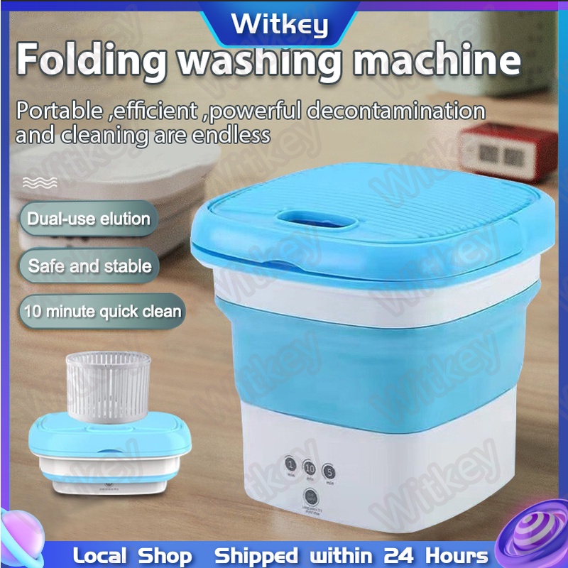 Mini Washing Machine Portable Washing Machine With Dryer Folding Travel Laundry Washer Mesin Basuh Cuci Baju 折叠洗衣机