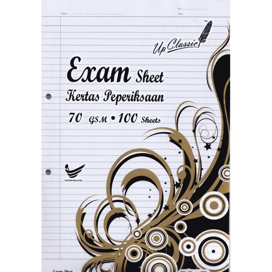 ALAT TULIS STATIONERY KERTAS KAJANG EXAM SHEET FOOLSCAP ...