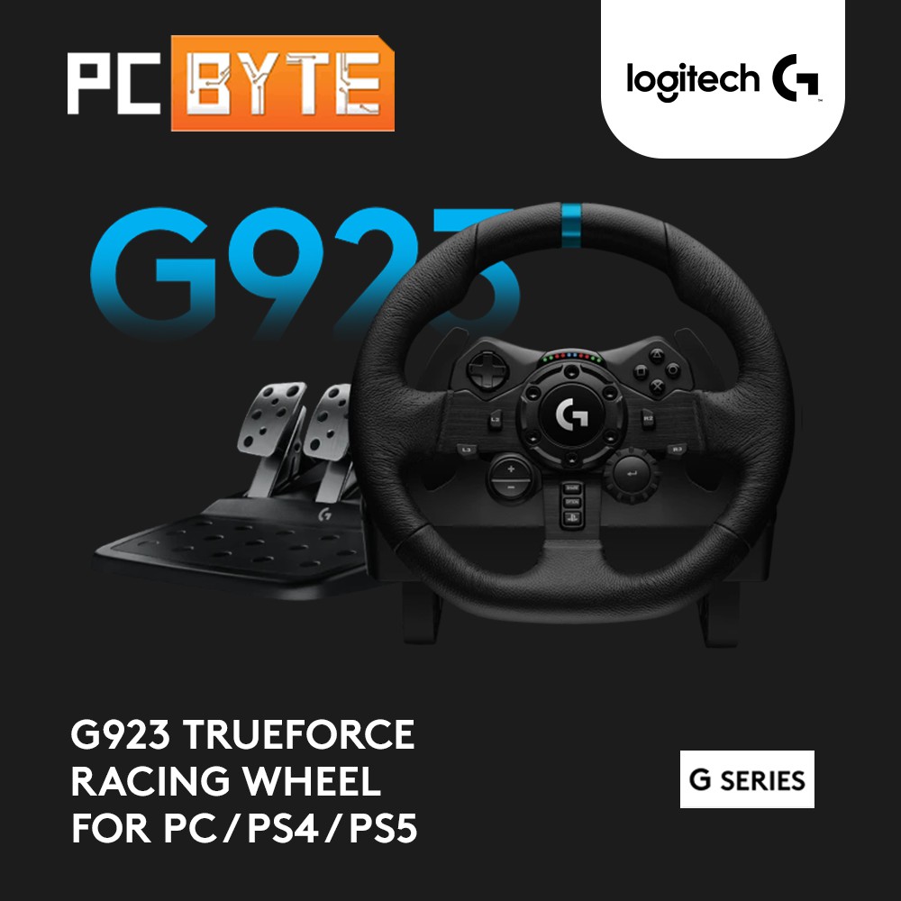 Logitech G923 Trueforce Sim Racing Wheel For Playstation & Pc | Shopee ...