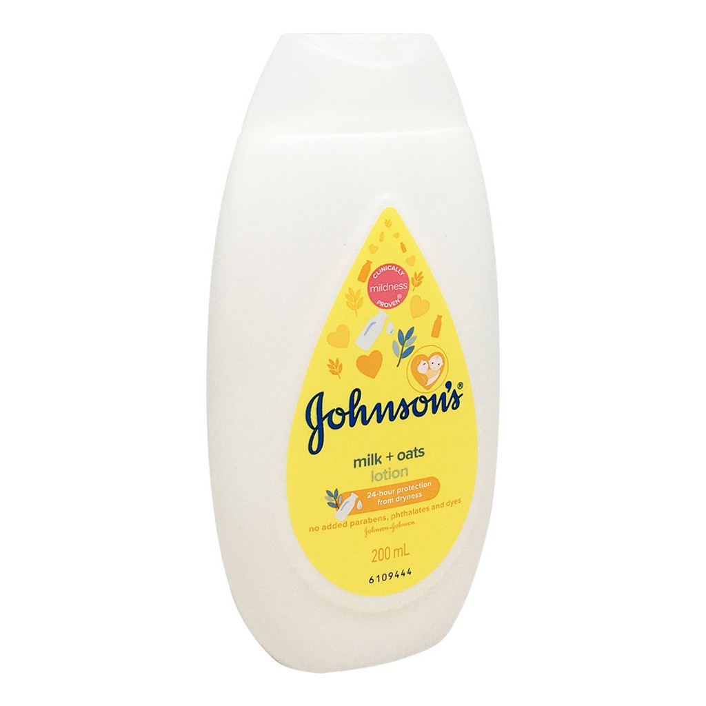 johnson's milk and oats lotion