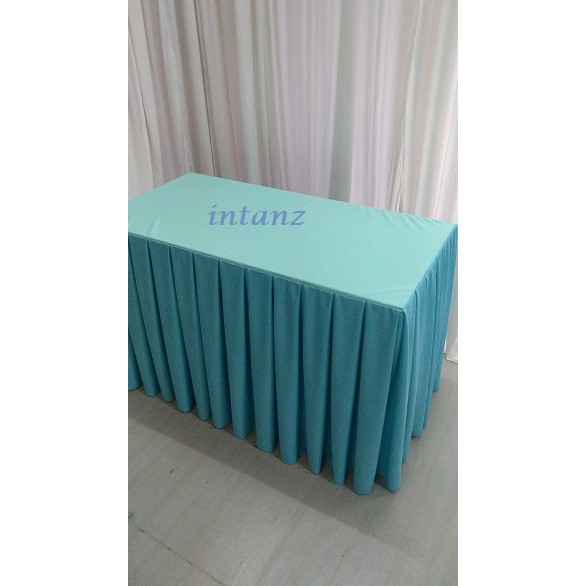 Skirting meja banquet 2 warna 4x2 JC Shopee Malaysia