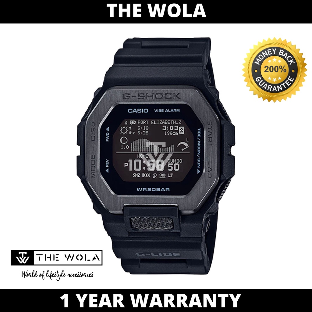 Casio G Shock Men S Digital Gbx 100ns 1dr Step Tracker Bluetooth Black Resin Sport Watch Shopee Malaysia