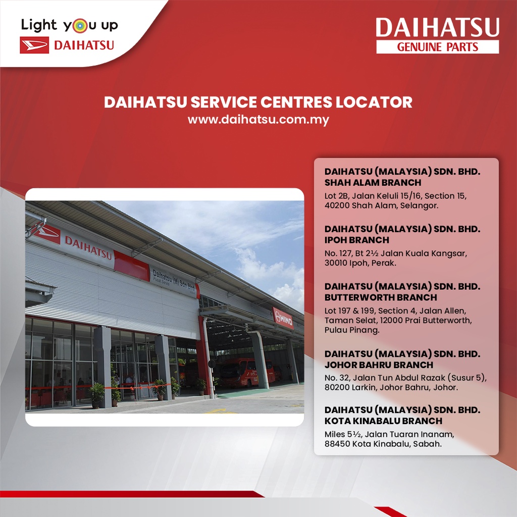 Daihatsu Genuine Oil Filter Shopee Malaysia