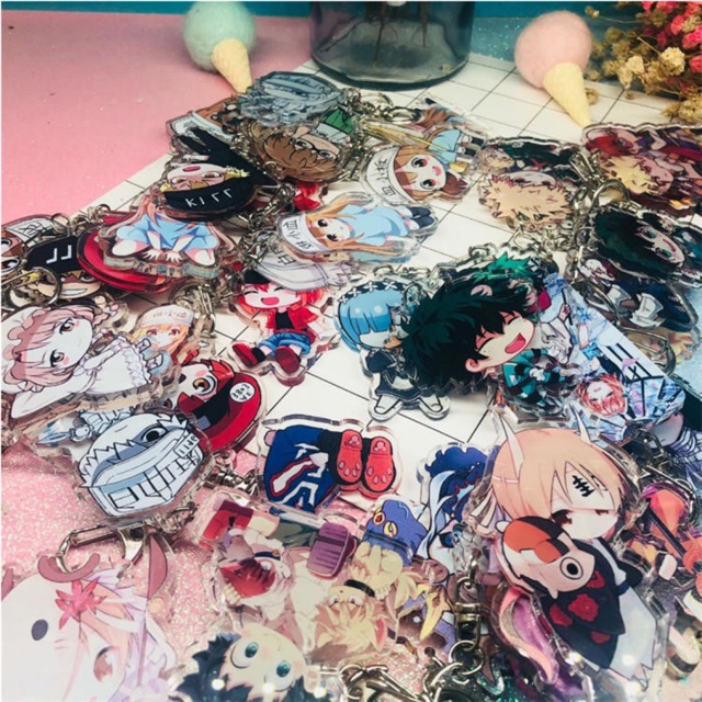 Anime Giving Box Gift Box Mistery Box Keychain Badges Poster 动漫盲盒 礼盒 钥匙圈 徽章