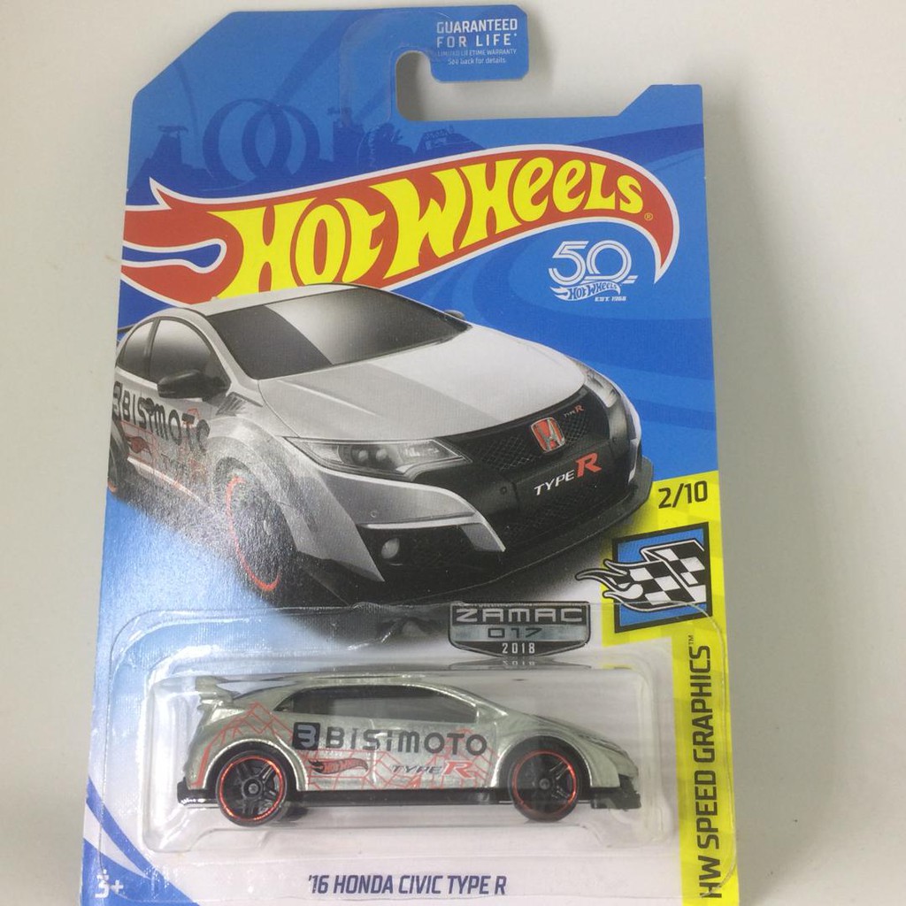 [NEW]	Hot Wheels	16 Honda Civic Type R - 	Zamac Exclusive	966