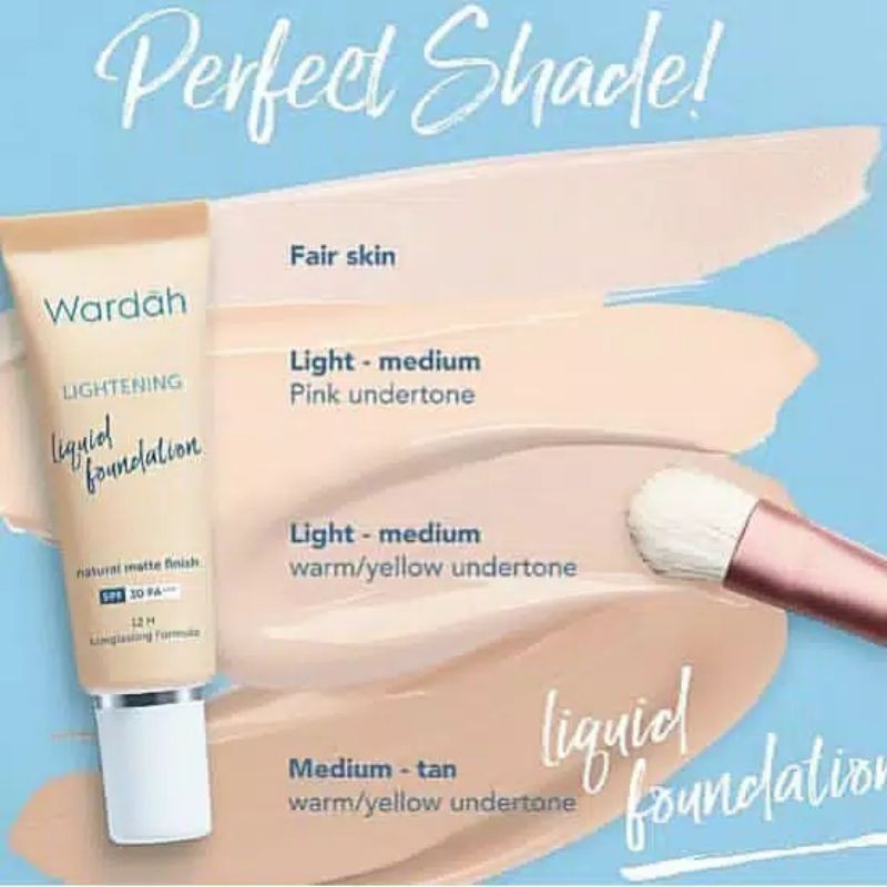 wardah lightening liquid foundation shade