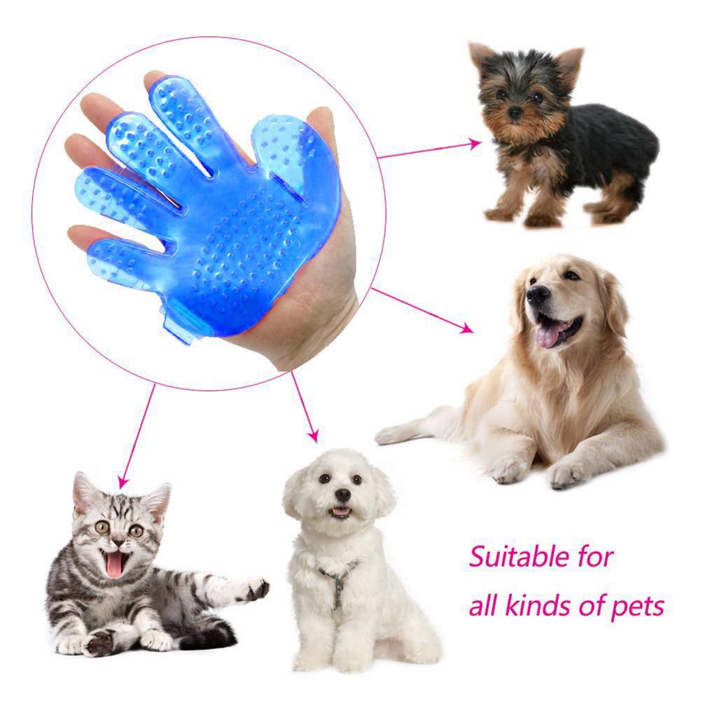 Pet Dog Massage Brush Dog Cat Shower Cleaning Comb Pet Grooming Supplies Sikat Tapak Tangan Bulu Kucing Shopee Malaysia