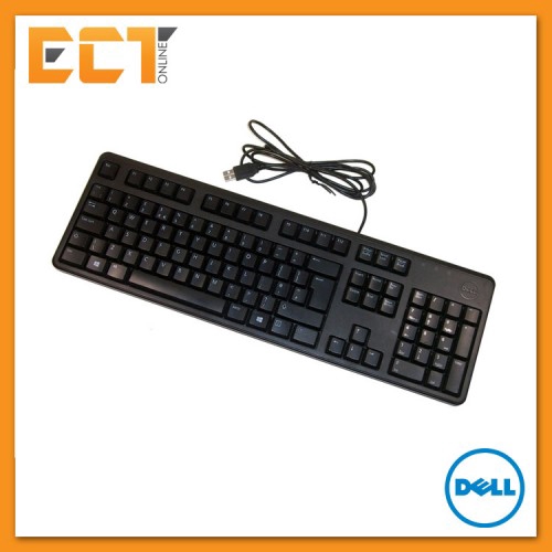 Genuine Dell KB212-B USB Wired Slim Quiet Computer Keyboard | Shopee ...