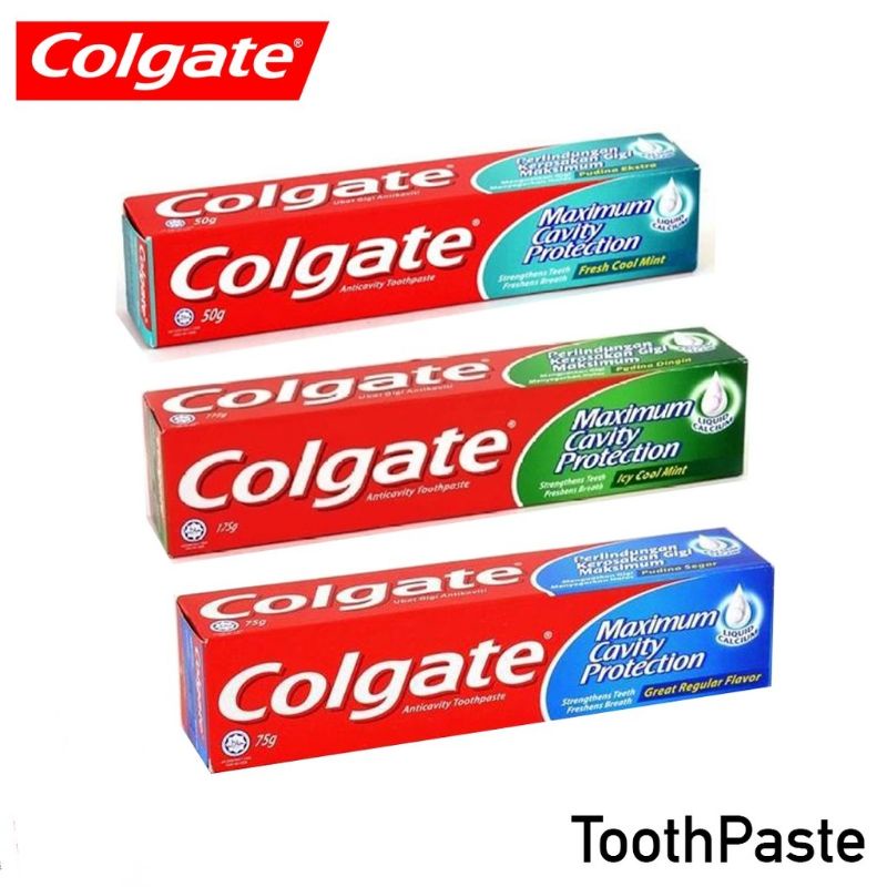 COLGATE TOOTHPASTE maximum cavity protection 100 g Shopee Malaysia