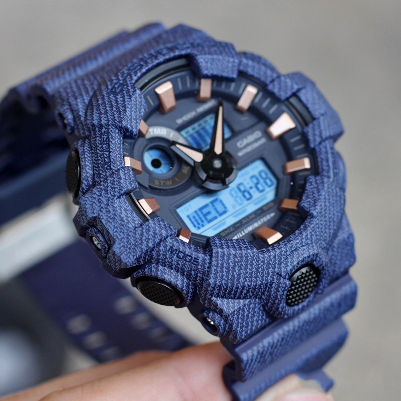 g shock denim watch