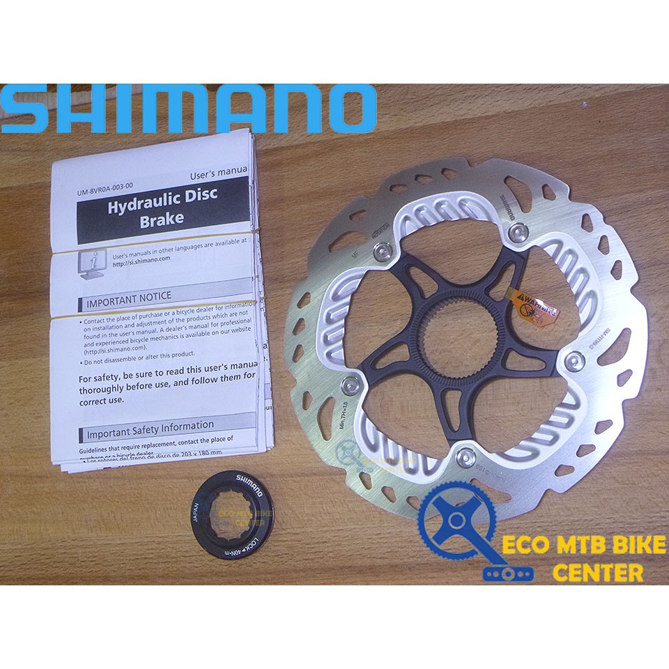 shimano disc brake rotor installation