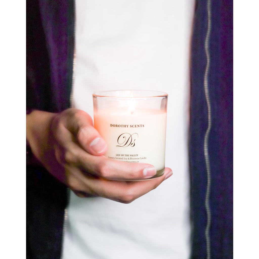 Free Shipping - Handcrafted Soywax + Beeswax BREATHE INTO RELAXATION Candle Collection (200g)