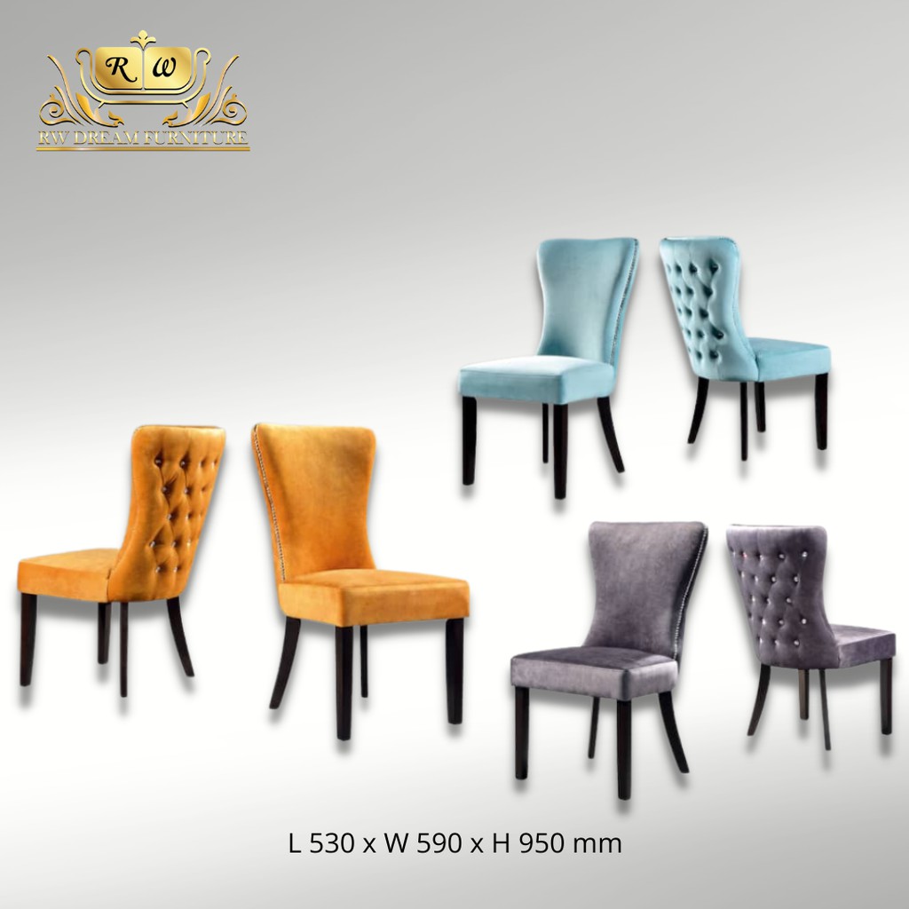 Rw Chesterfield Dining Chair Pazzo Dining Chairs Chairs Stools Shopee Malaysia