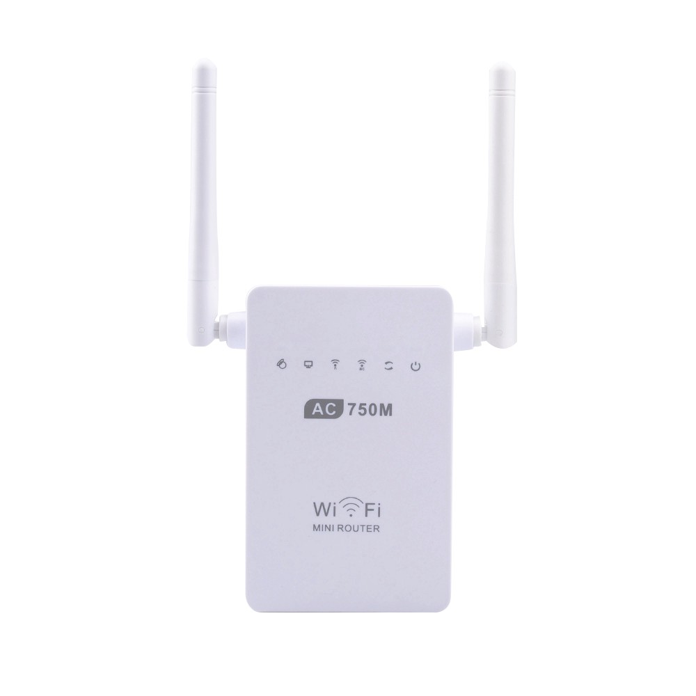 750Mbps Dual Band 2.4//5GHz Wireless Range Extender WiFi Repeater Router Antennas