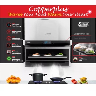 livinox cooker hood lch copperplus 90ss