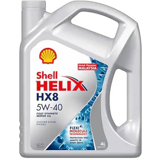 Pasaran Malaysia Shell Helix Hx8 5w40 4l Engine Oil Fully Synthetic Minyak Hitam Kereta Car Proton Toyota Perodua Shopee Malaysia