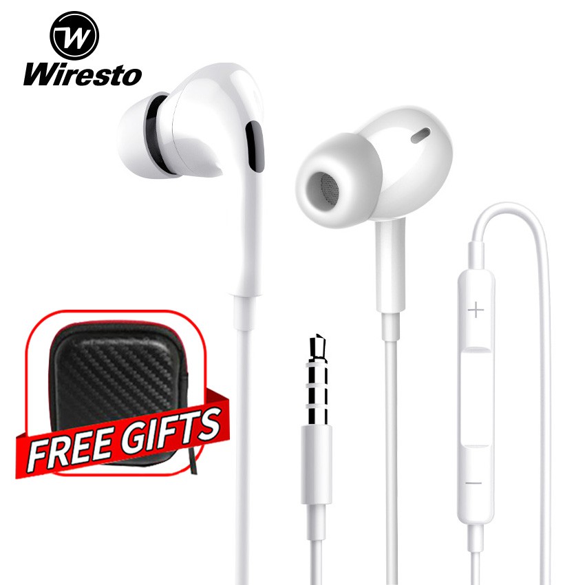 wired noise cancelling in ear headphones