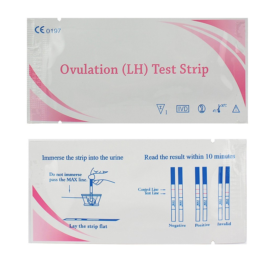 100pcs Ovulation Test Strip Opk Shopee Malaysia 7371