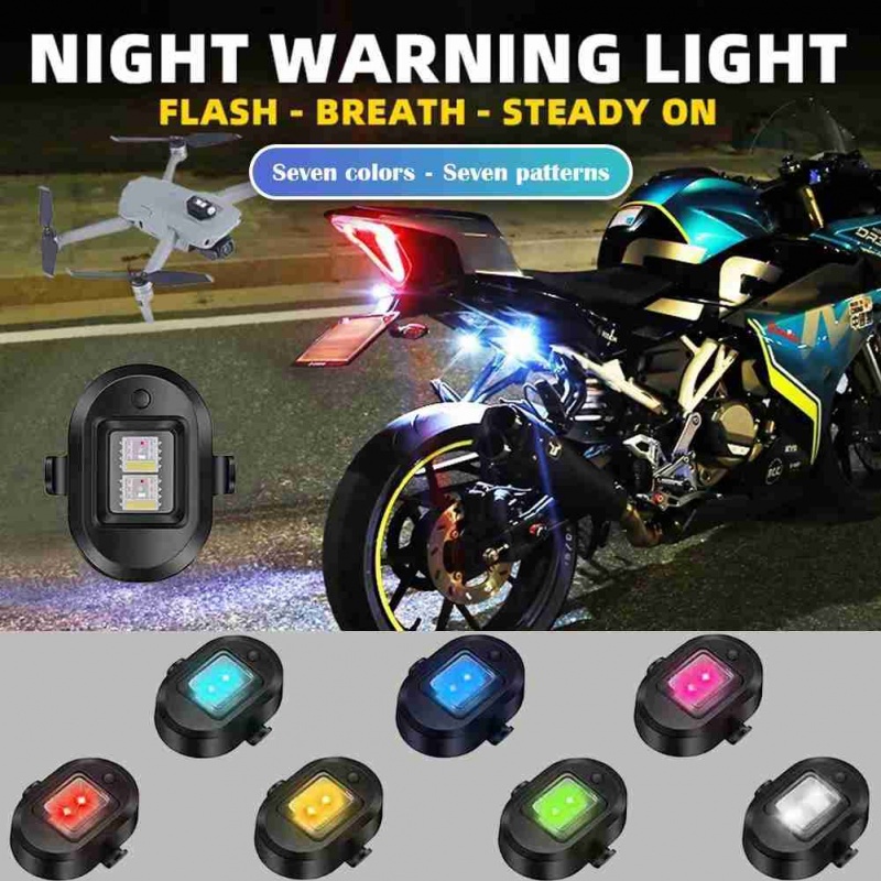 Motorcycle Lights RC Drone LED Flash Position Wireless Light for bike