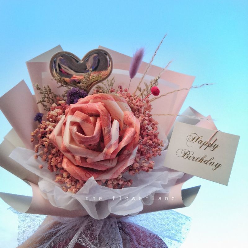 Buy Money Flower Bouquet Money Bouquet有钱花束money Rose Baby Breath Cash Bouquet Bunga Duit Birthday Valentine 满天星有钱花七夕情人节礼物生日 Seetracker Malaysia